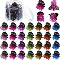 Los mejores  - 100 Piezas de Mini Clips de Pelo Agarre de Pelo de Plástico con Caja Clips de Cabello Pequeños para Niñas y Mujeres…